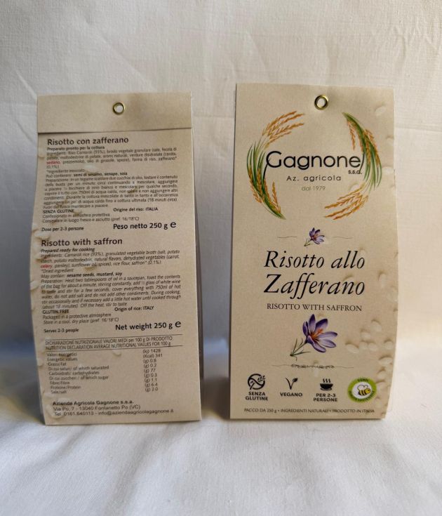 Risotto allo zafferano